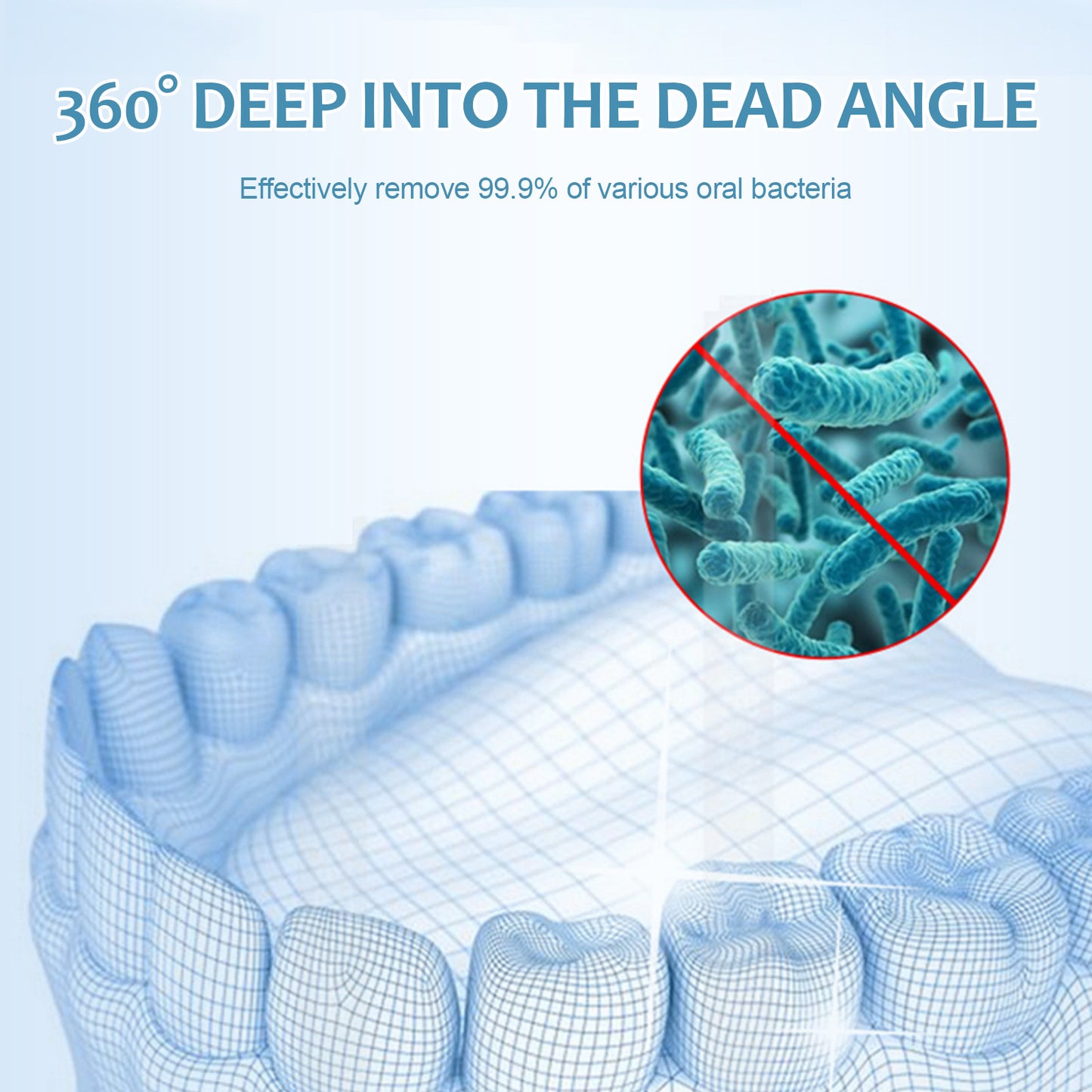 Teeth Brace Foamed Cleaner Remove Tooth Socket Stains