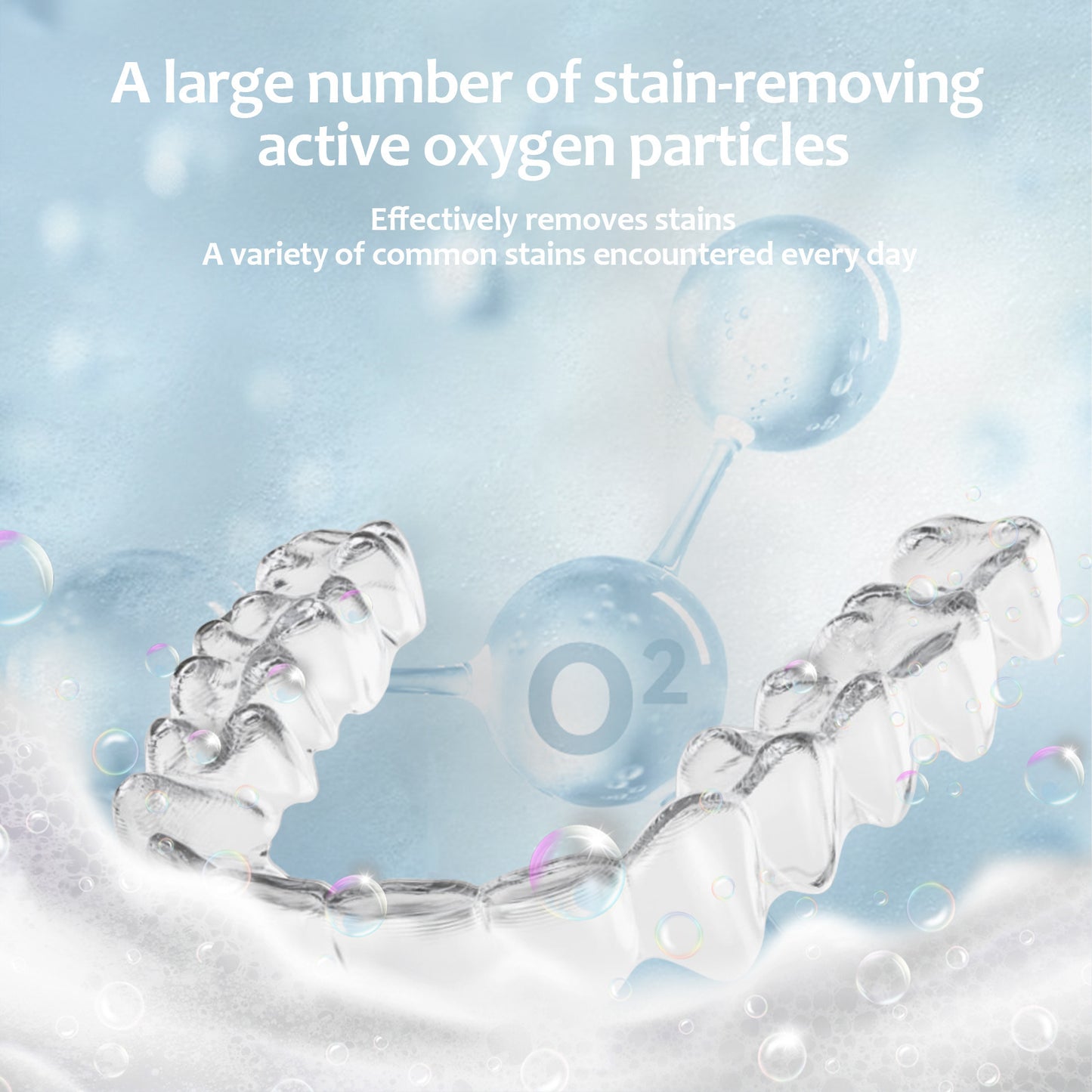 Teeth Brace Foamed Cleaner Remove Tooth Socket Stains