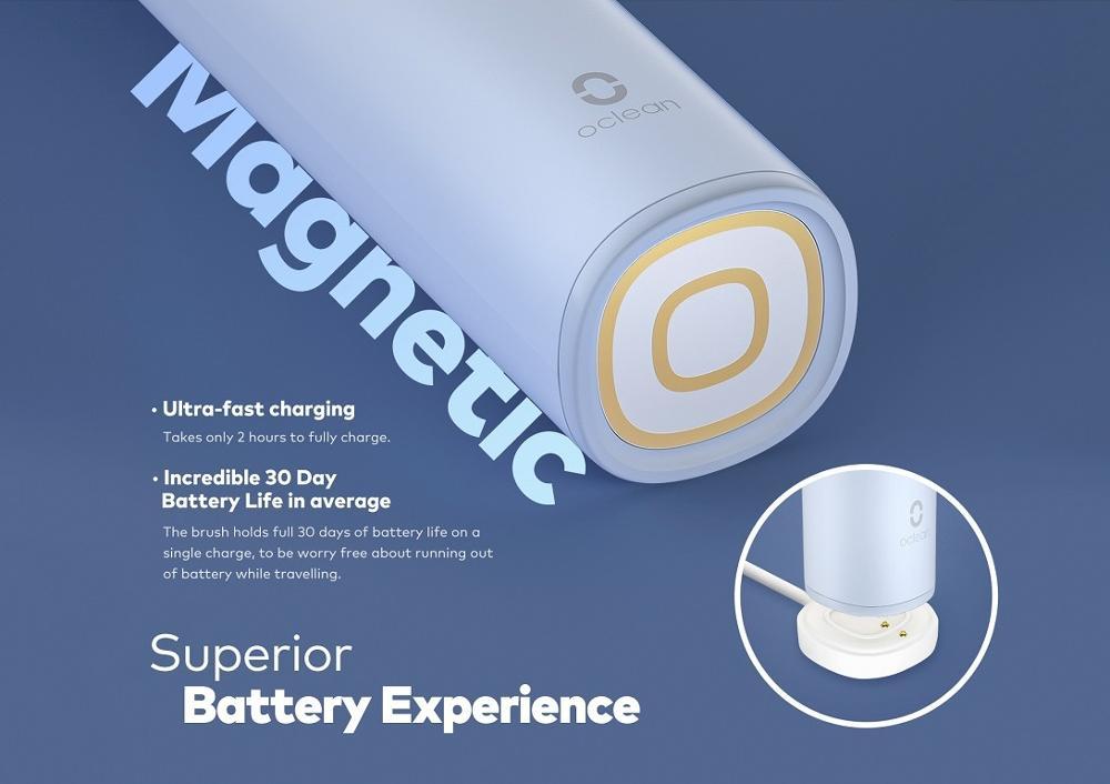 F1 Electric Toothbrush IPX7 Waterproof 3 Modes Charging Ultrasonic Automatic Fast Smart Toothbrush