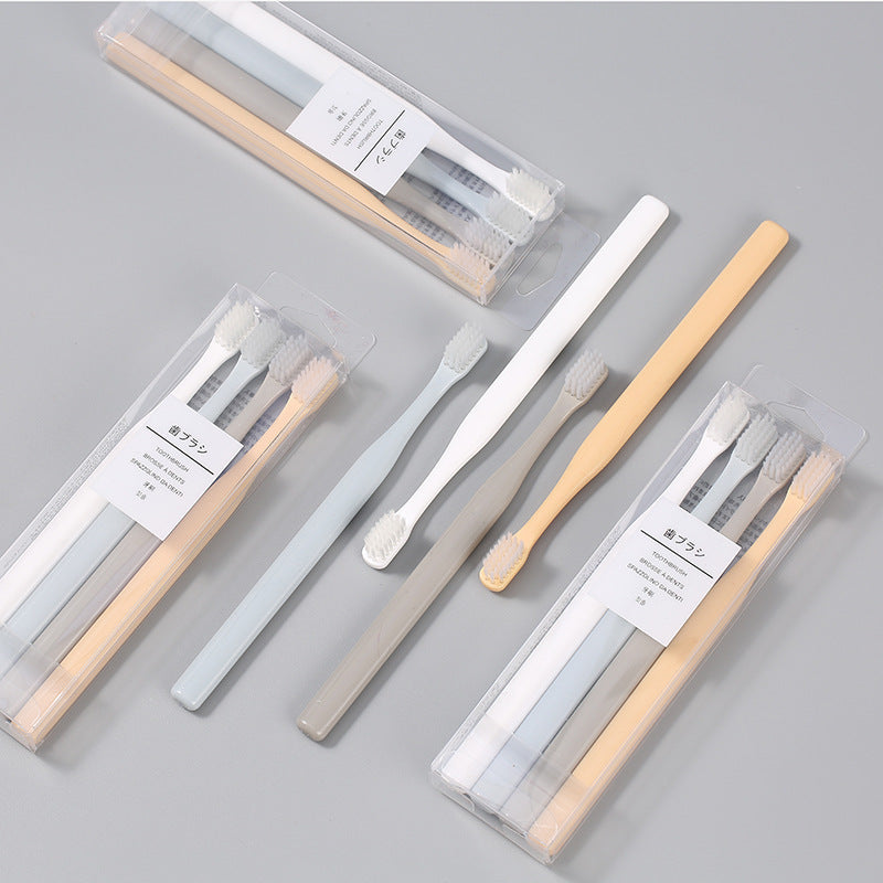 Macarons 4 Pack Soft-bristle Toothbrush