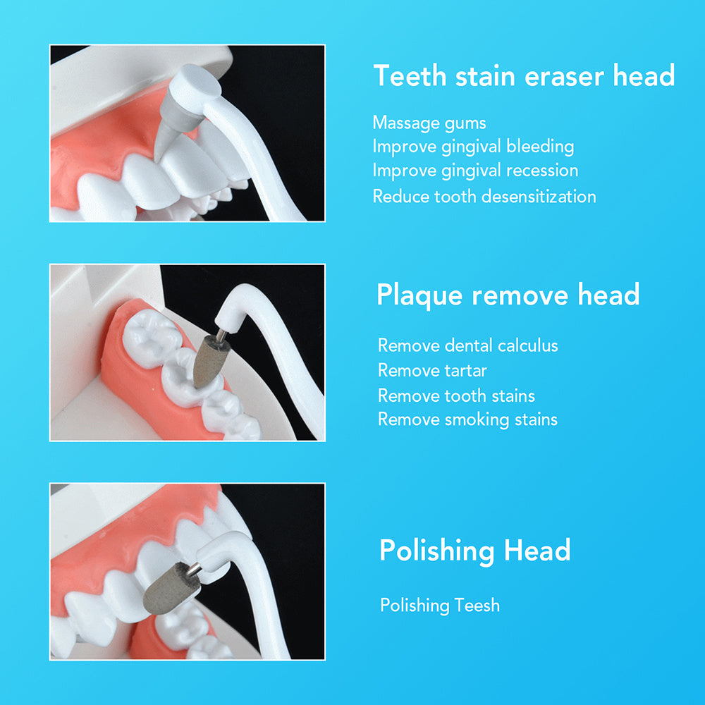 LED Electric Sonic Pic Tooth Stain Eraser