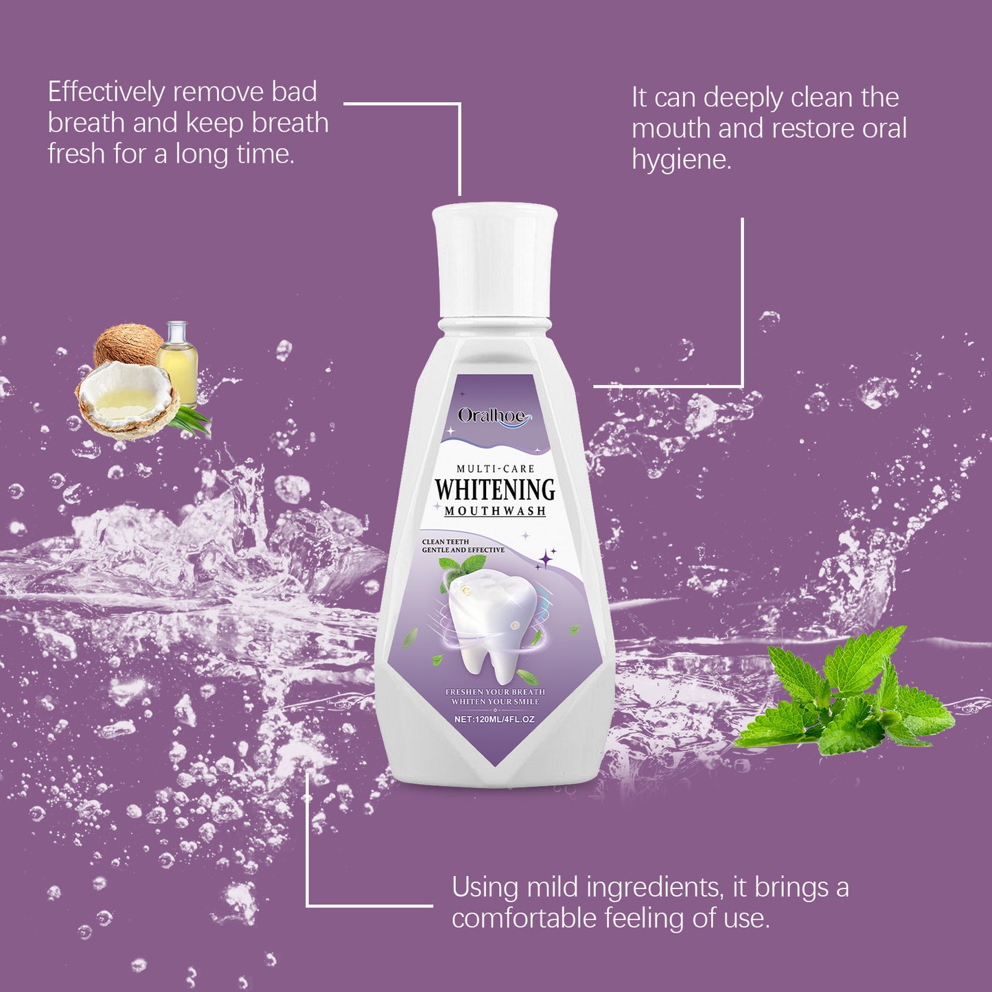 Clean Mint Beautiful Tooth Mouthwash