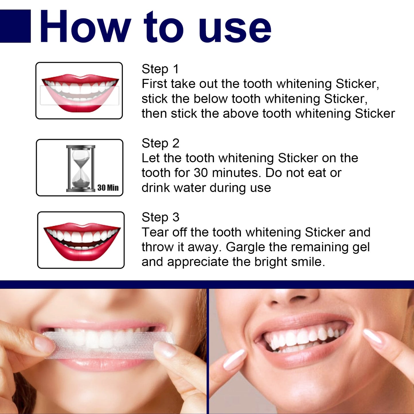 Whitening Tooth Patch Care