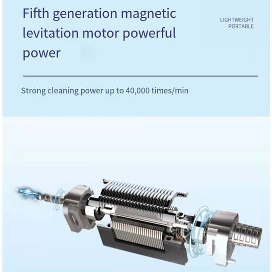 Ultrasonic Electric Toothbrush With 5 Cleaning Modes , Magnetic Levitation High-speed Motor,Charging Once For 100 Days, IPX7 Waterproof, Soft Bristle