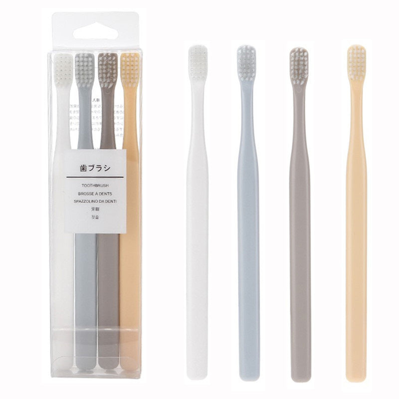 Macarons 4 Pack Soft-bristle Toothbrush