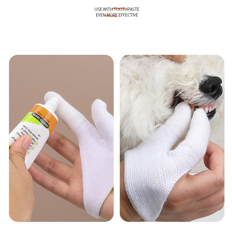 Pet Finger Toothbrush Dog Finger Cover Cleaning Teeth Dog Toothbrush Cat Mouth Cleansing Cat Toothbrush Pet Supplies
