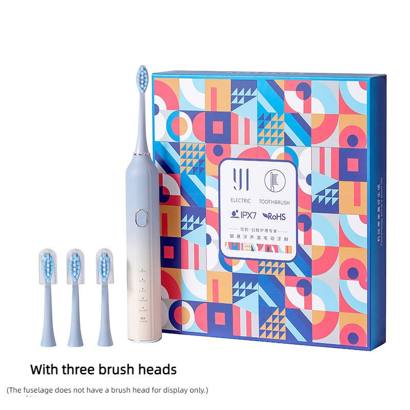 Ultrasonic Electric Toothbrush With 5 Cleaning Modes , Magnetic Levitation High-speed Motor,Charging Once For 100 Days, IPX7 Waterproof, Soft Bristle
