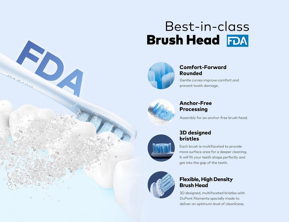 F1 Electric Toothbrush IPX7 Waterproof 3 Modes Charging Ultrasonic Automatic Fast Smart Toothbrush