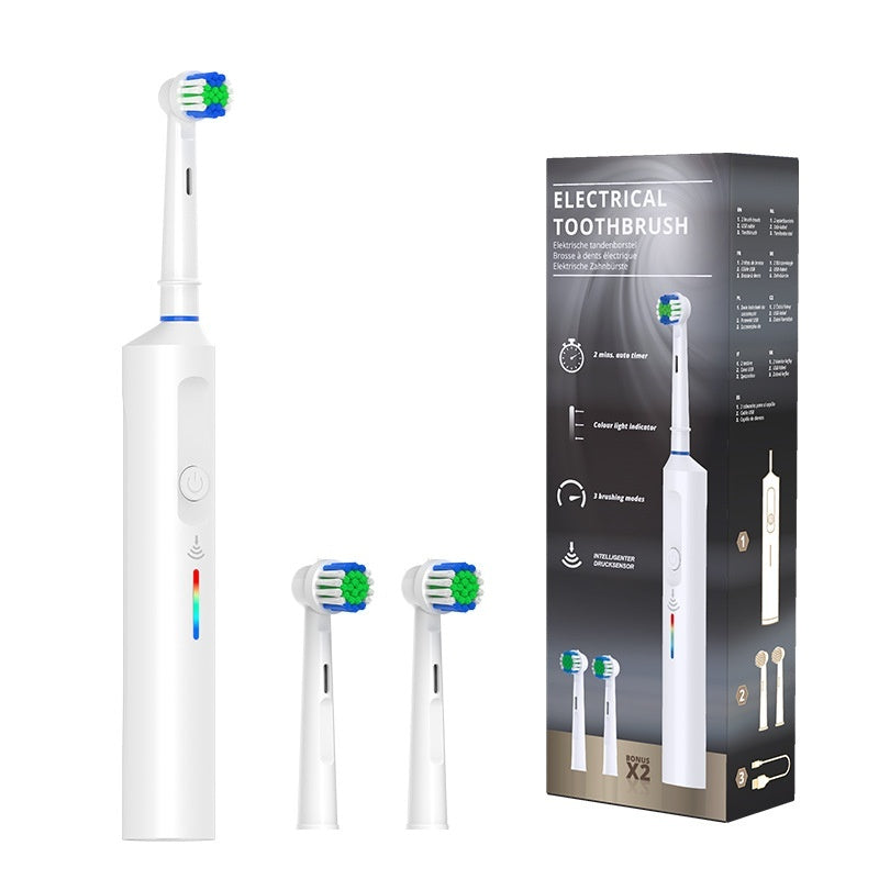 Rotary Electric Toothbrush Whitening Polishing Remove Tooth Stains