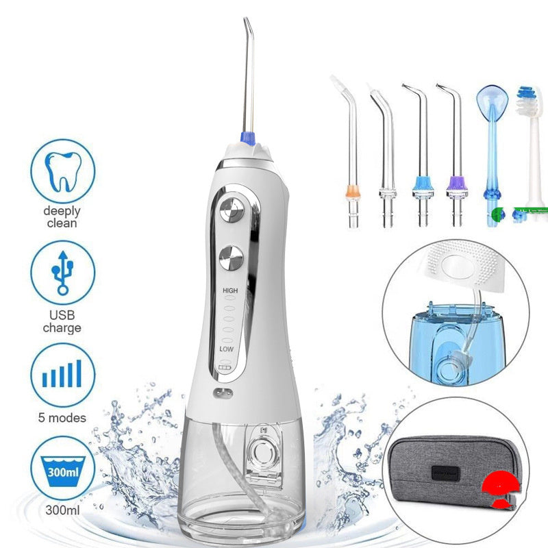 Electric Flushing Tooth Cleaner Waterproof Household