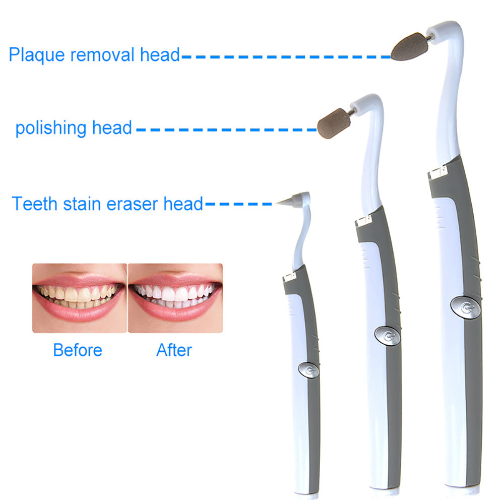 LED Electric Sonic Pic Tooth Stain Eraser