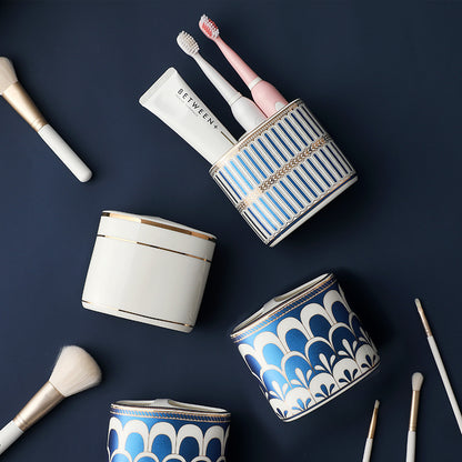 Household Light Luxury Ceramic Toothbrush Rack