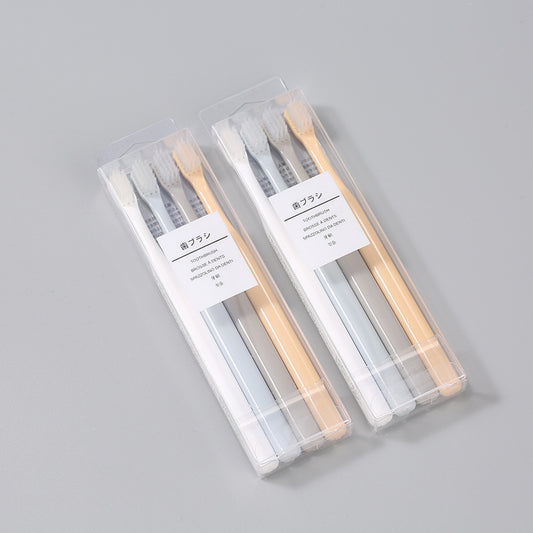Macarons 4 Pack Soft-bristle Toothbrush